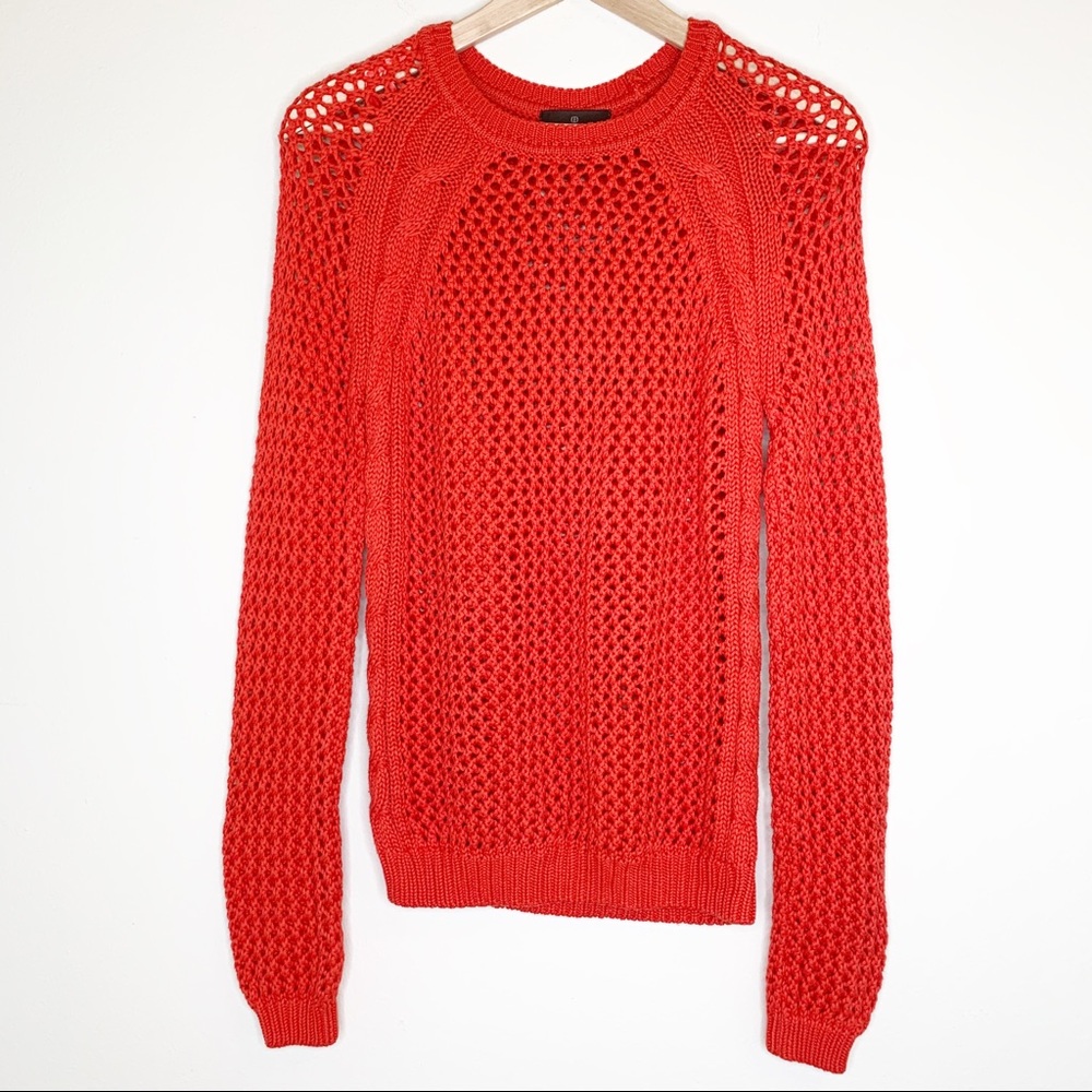 Fenn Wright Manson Orange Cable Knit Sweater - Picture 2 of 6